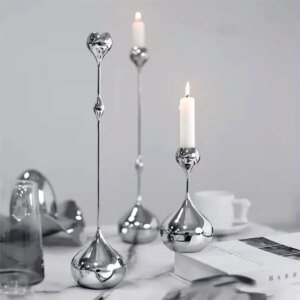 شمعدان نوفا الفضي الأنيق